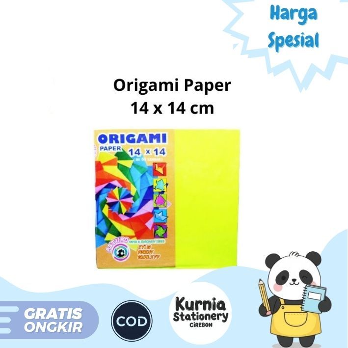 

Asturo Kertas Lipat Origami 14 x 14 (1 Pack/ 50 lembar)