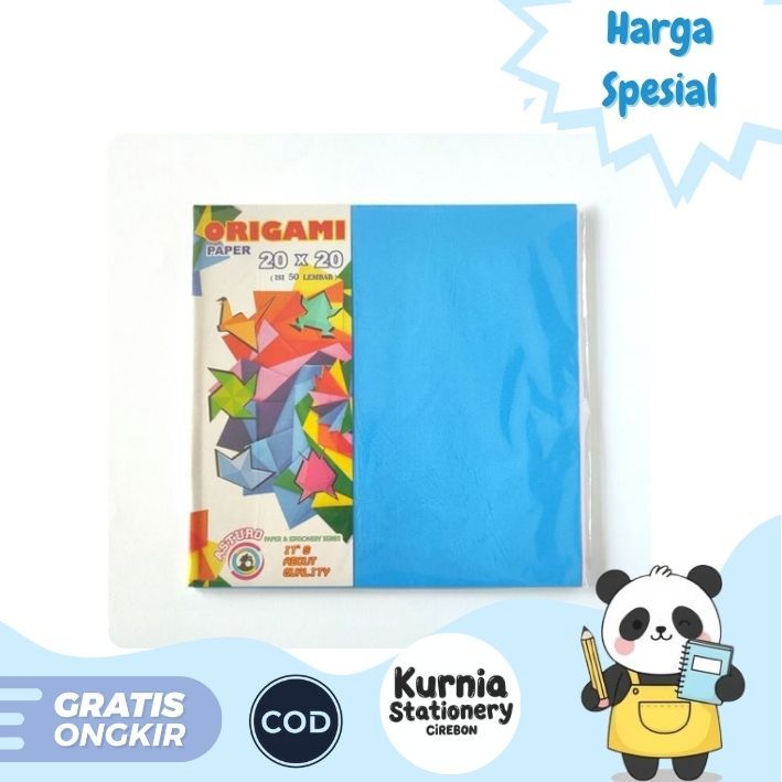 

Asturo Kertas Lipat Origami 20x20 (1 Pack/ 50 lembar)