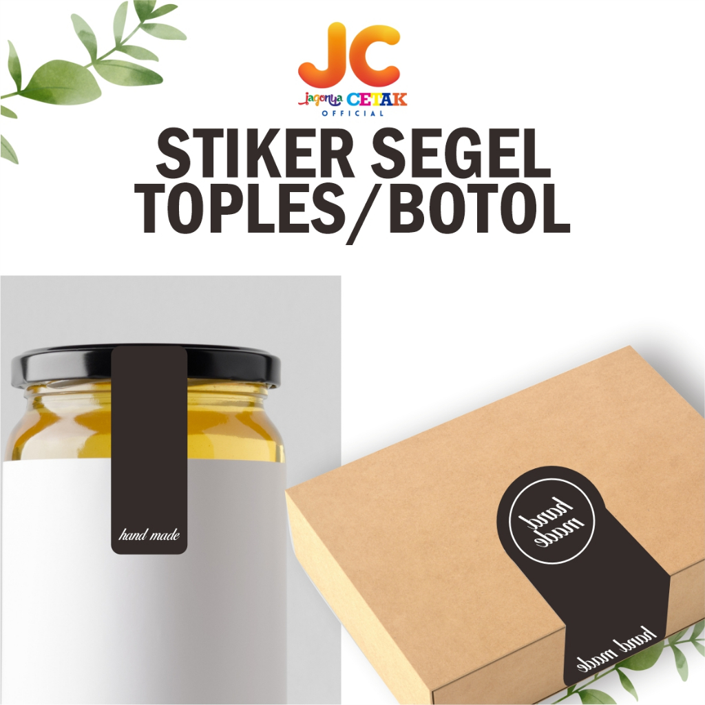 

JC Stiker Toples | Stiker Lidah | Stiker Segel Toples Kue Kering | Stiker Seal Jar