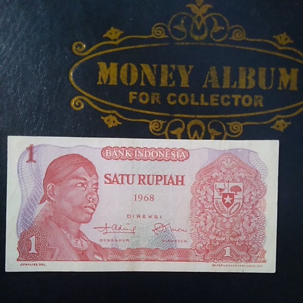 UANGKUNO 1 RUPIAH SUDIRMAN THN 1968