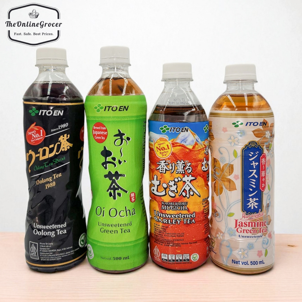 

Ito En Japanese Tea 500 ml – 4 Varian: Oolong, Oi Ocha Green, Unsweetened Barley & Jasmine Green