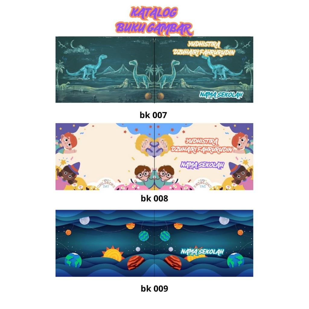 

buku gambar custom ukuran A4