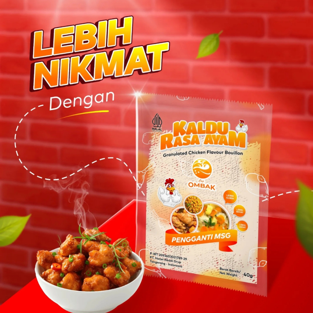 

Ombak Bumbu Kaldu Sachet 40gr Kaldu Ayam & Kaldu Jamur