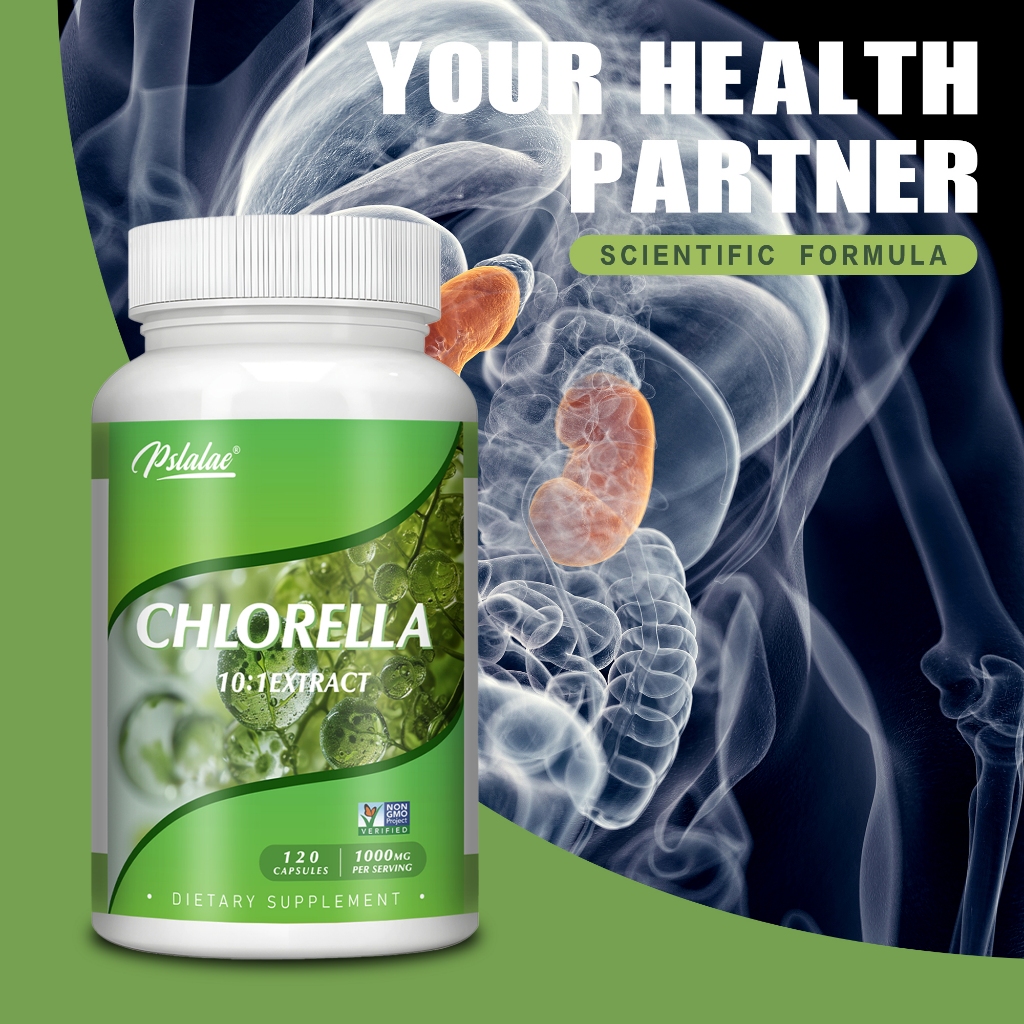 Chlorella 1000mg - Natural Detox Antioxidants, Boosts Energy and Aids Digestion