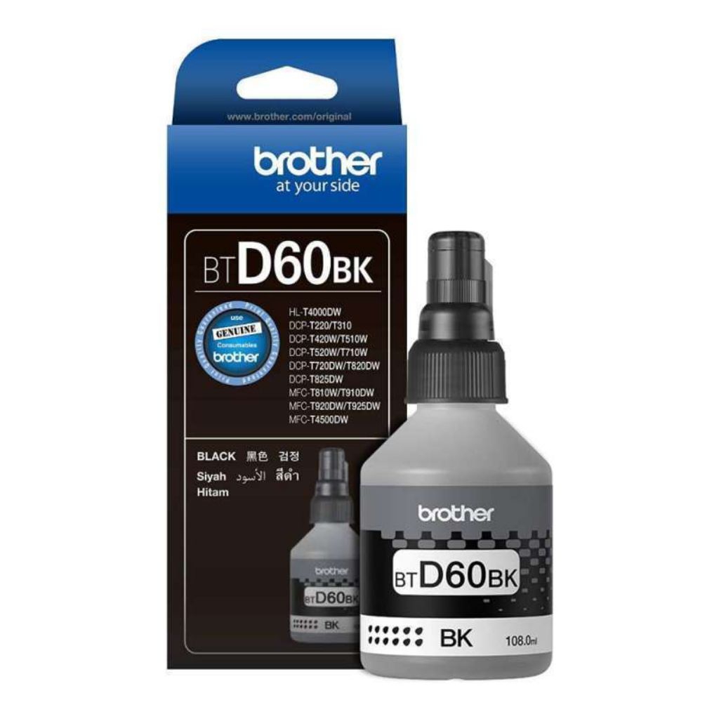 tinta printer brother D60bk original