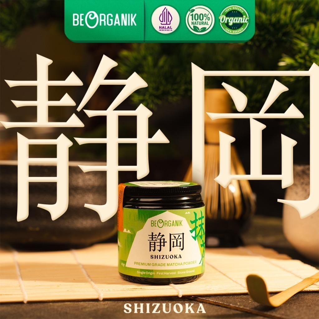 

BEORGANIK PURE MATCHA POWDER - SHIZUOKA 40GR