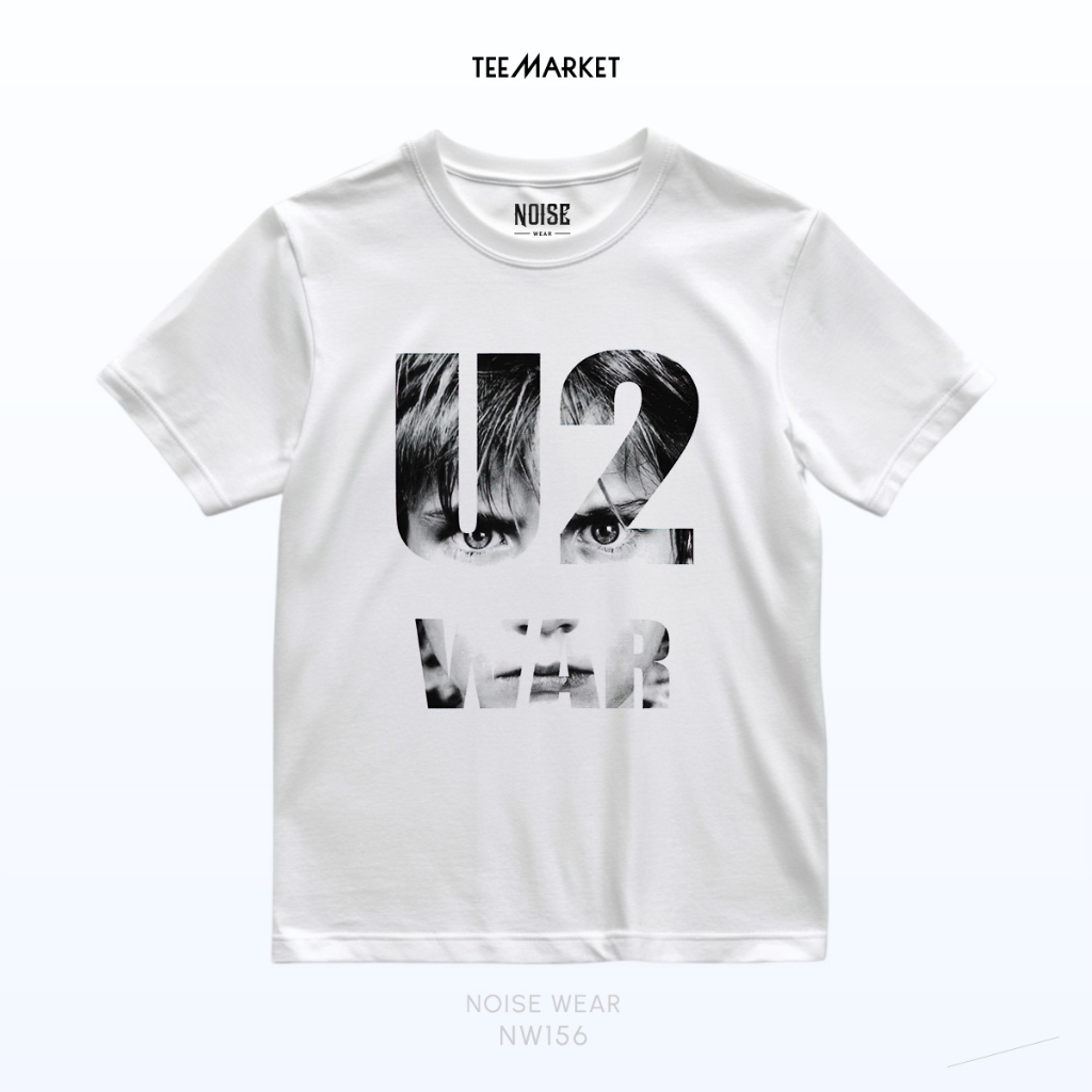 NW156 Kaos Band U2 War - Baju Music Noise Wear
