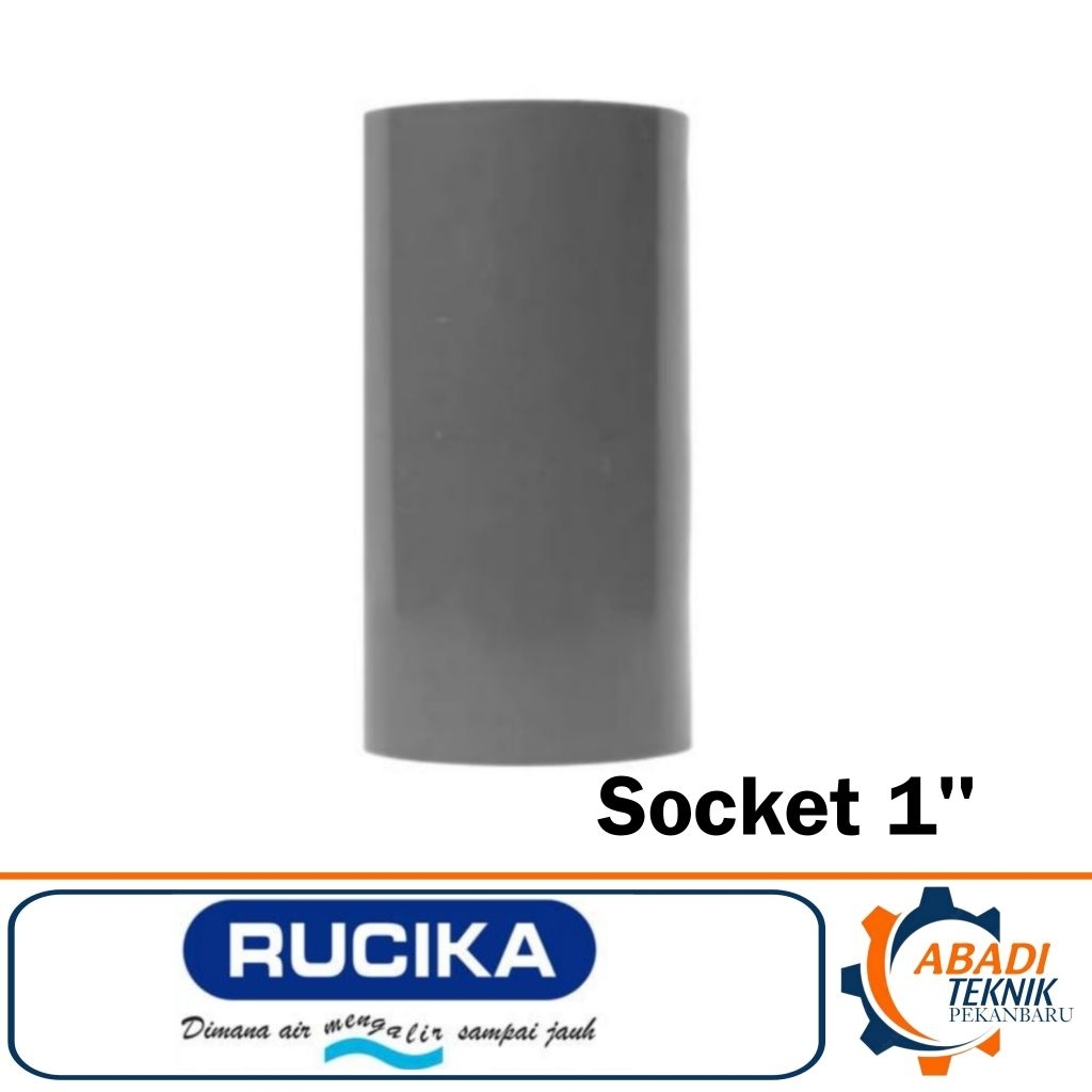 RUCIKA Sambungan Pipa Fitting PVC Sock AW 1" Sock AW  1 inch