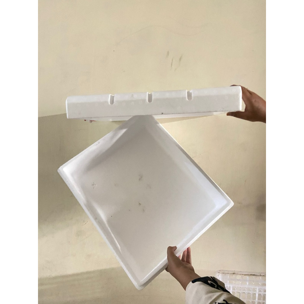 stairofoam box bekas buah sterofoam starofoam  foam box stairofoam anggur jeruk buah
