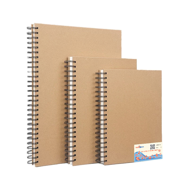 

Hightune Sketch Book A5/A4/8K/16K Sketchbook Drawing Book 30 Lembar Spiral Sketchbook Tebal