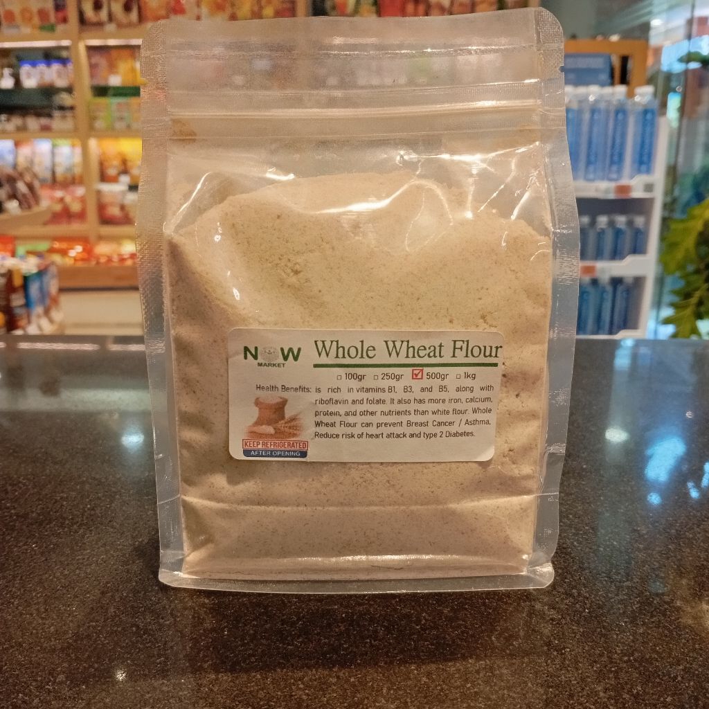 

Whole Wheat Fine Flour by NOW 500g