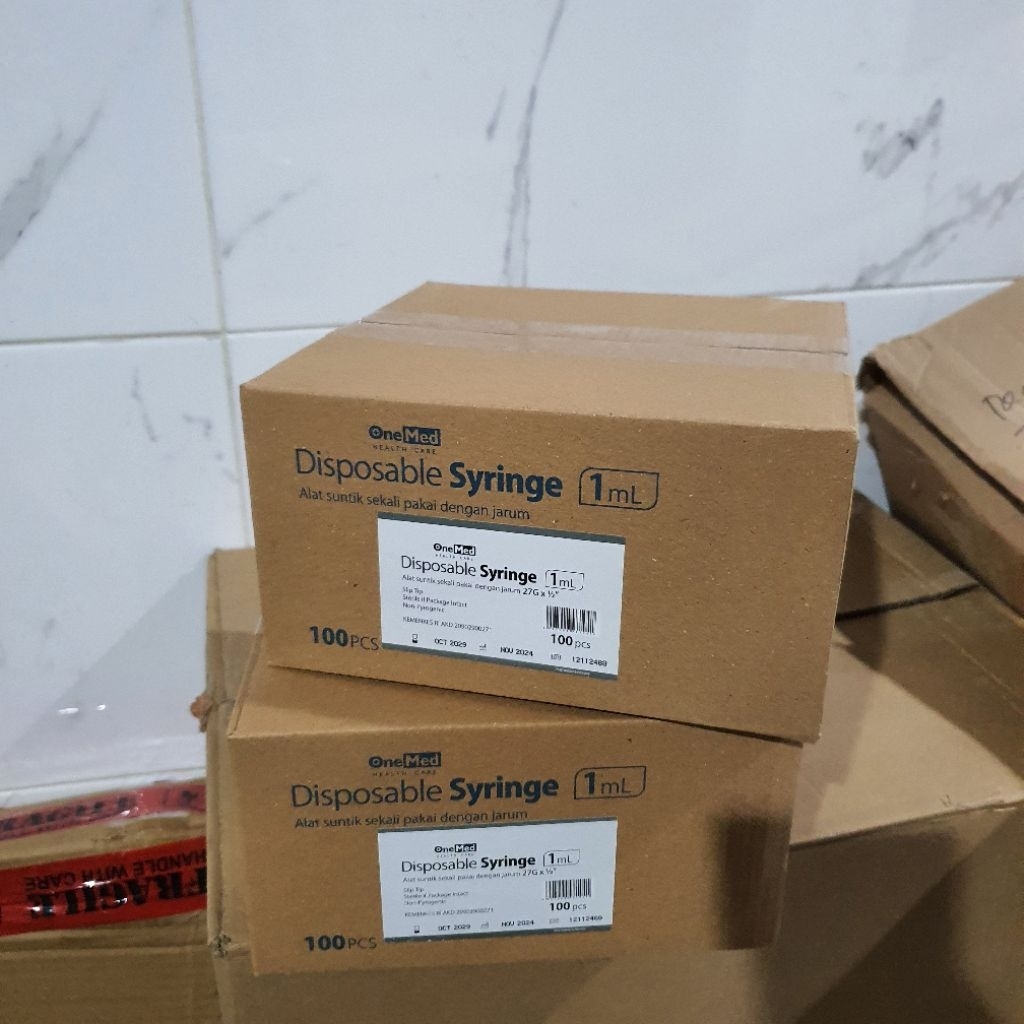 Spuit 1 cc Insulin Onemed / Syringe 1 cc Onemed / Disposable Syringe 1 ml Insulin Onemed