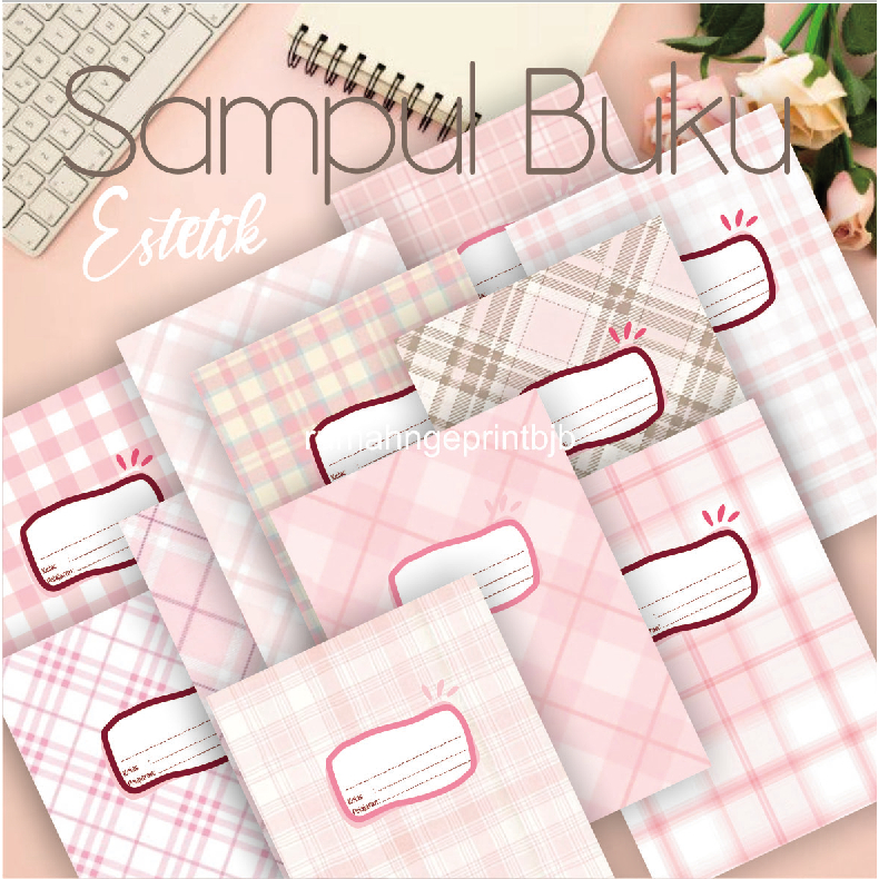 

10 PCS sampul buku tulis kecil / besar estetik ala korea