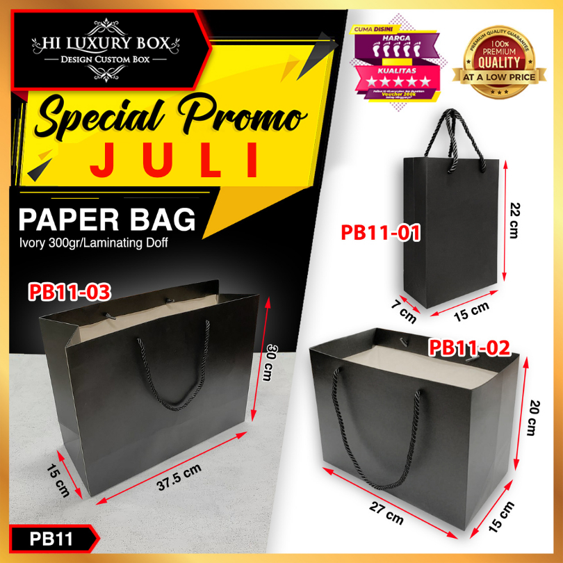 

Paper Bag Hadiah Jumbo - Premium Gift Bag - Tas Kado Jinjing - PB11