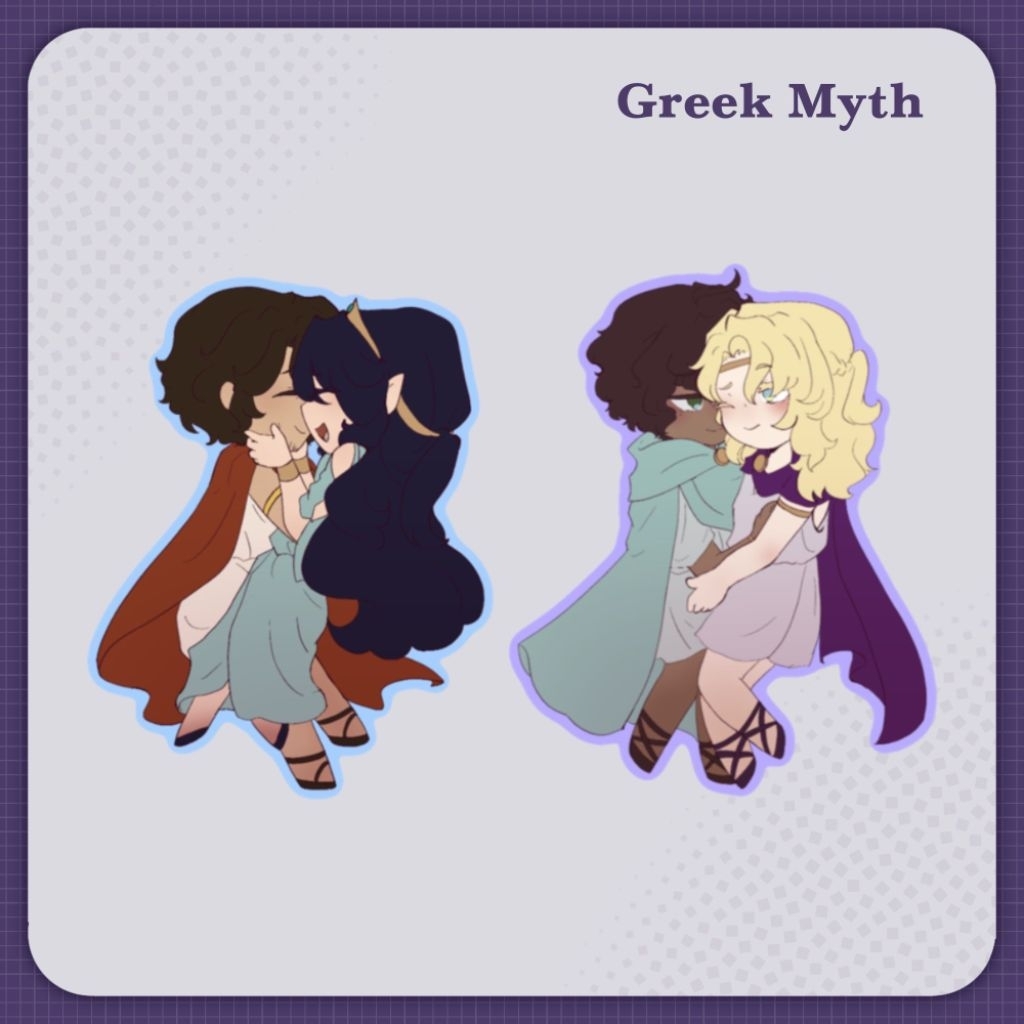 

Greek Mythology Sticker Epic the Musical Odypen Patrochilles