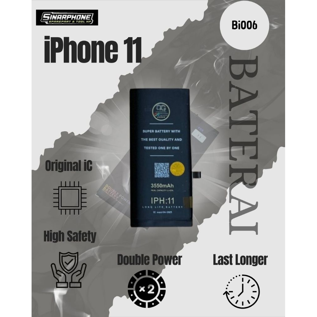 BATERAI IPHONE 11| IPHONE 11 PRO | IPHONE 11 PRO MAX