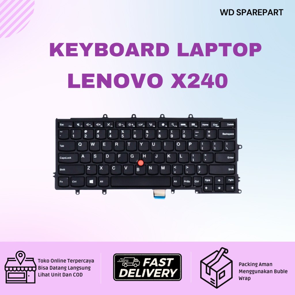 READY STOK | Keyboard Laptop LENOVO Thinkpad X240/X250/X260/X270 BERKUALITAS baru