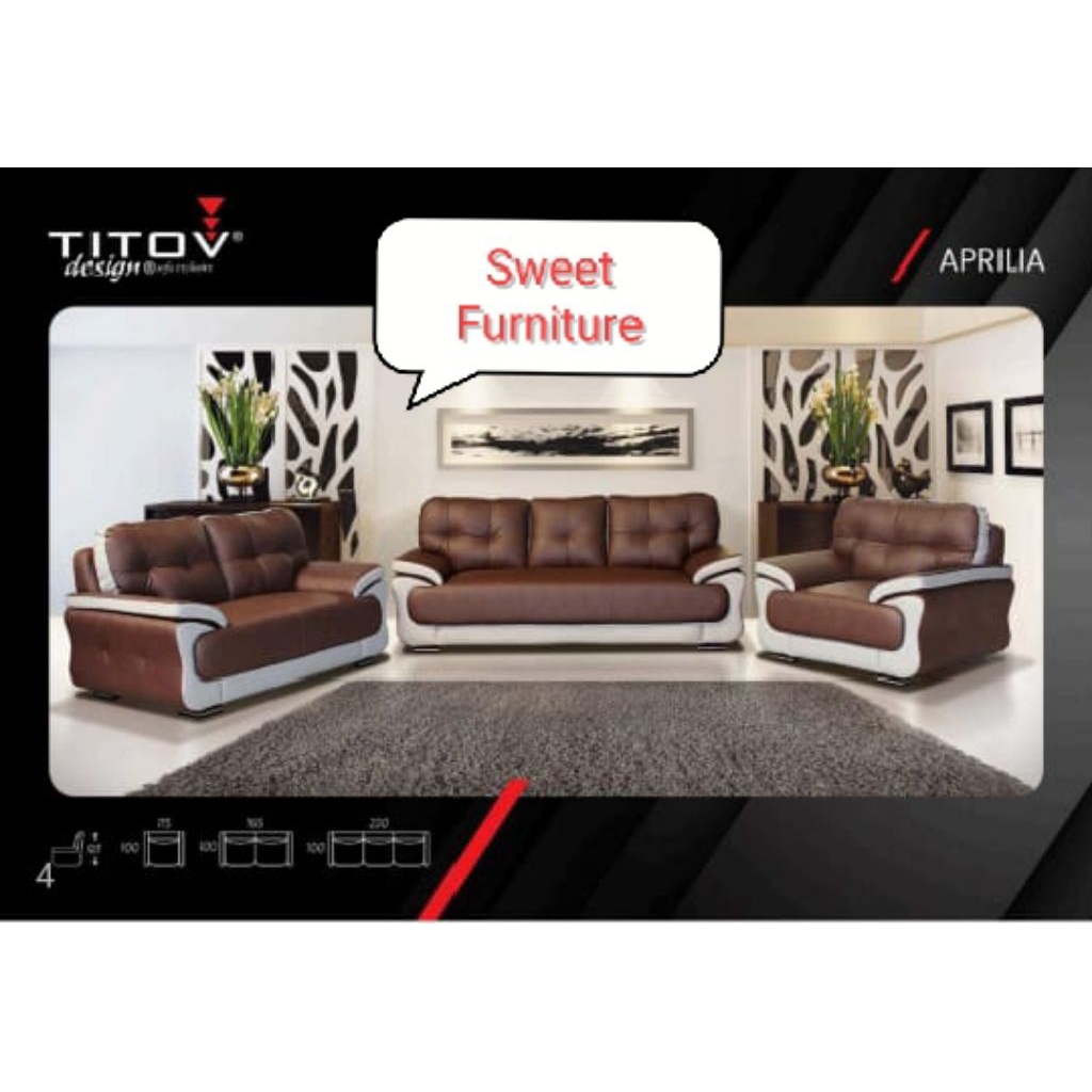 sofa titov type aprilia sofa 321 garansi 5 tahun