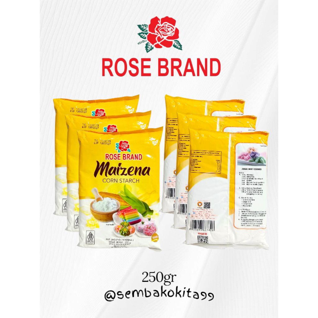 

Rose Brand Tepung Maizena Corn Strach 250gr 1 Pcs