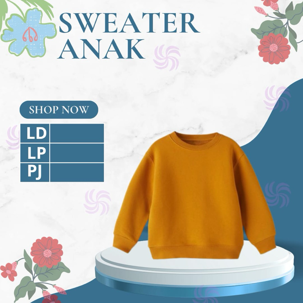 Sweater anak / baju panjang anak / baju musim dingin / kado anak baju / baju sehari hari / jaket ana