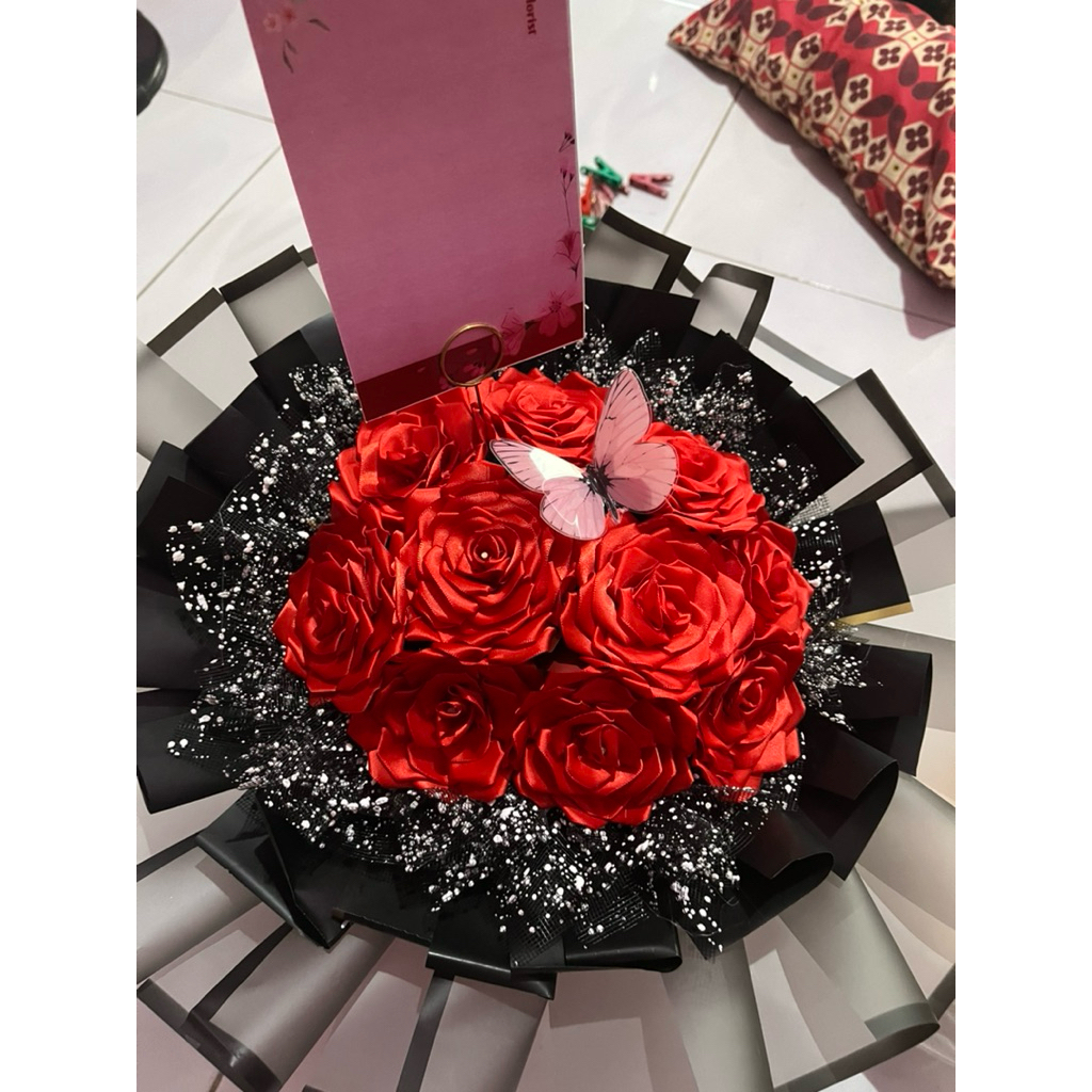 

Buket Pita Satin Non Glitter | Pita Satin | Buket | Florist