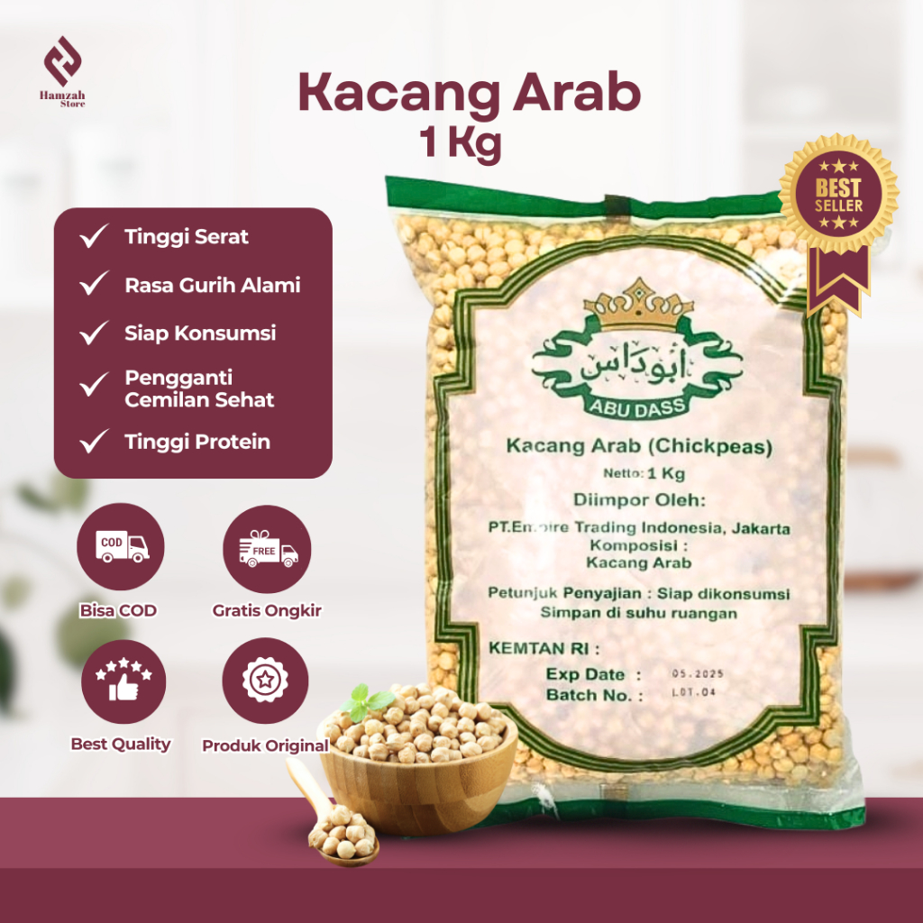 

Kacang Arab 1 Kg Kacang Arab Matang Original Best Quality Premium Oleh Oleh Haji Umroh