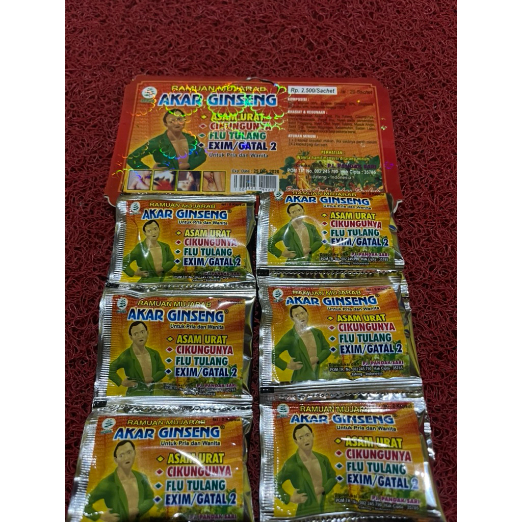 

Akar Gingseng Kapsul Original