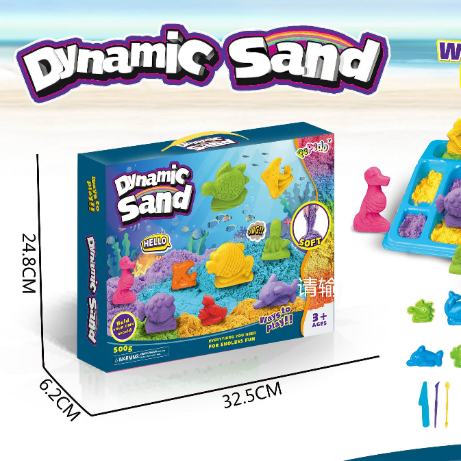 Mainan Pasir Dynamic Sand Sea World HW21075915