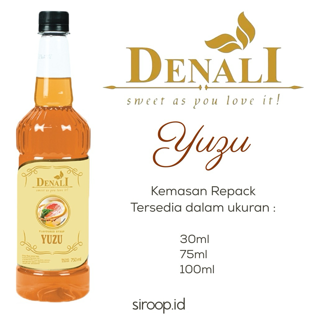 

Denali Yuzu Syrup Flavour Repack 30ml 75ml 100ml