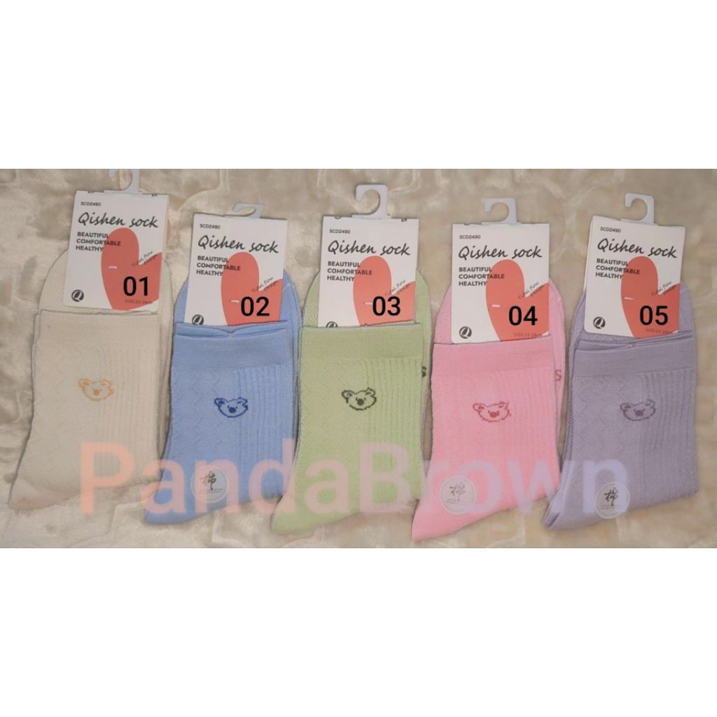 Kaos kaki Qishen Bear