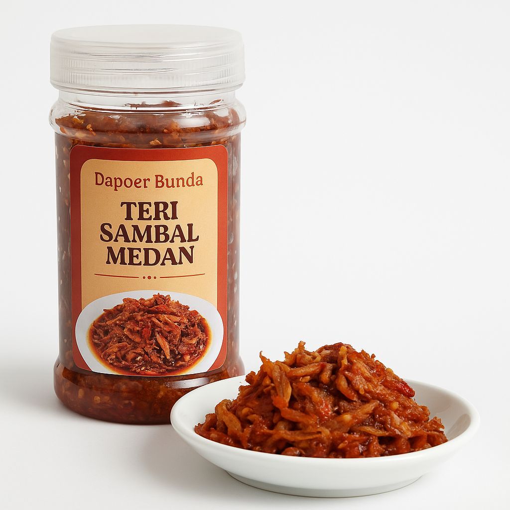 

SAMBAL TERI MEDAN – 1000g | Dapoer Bunda