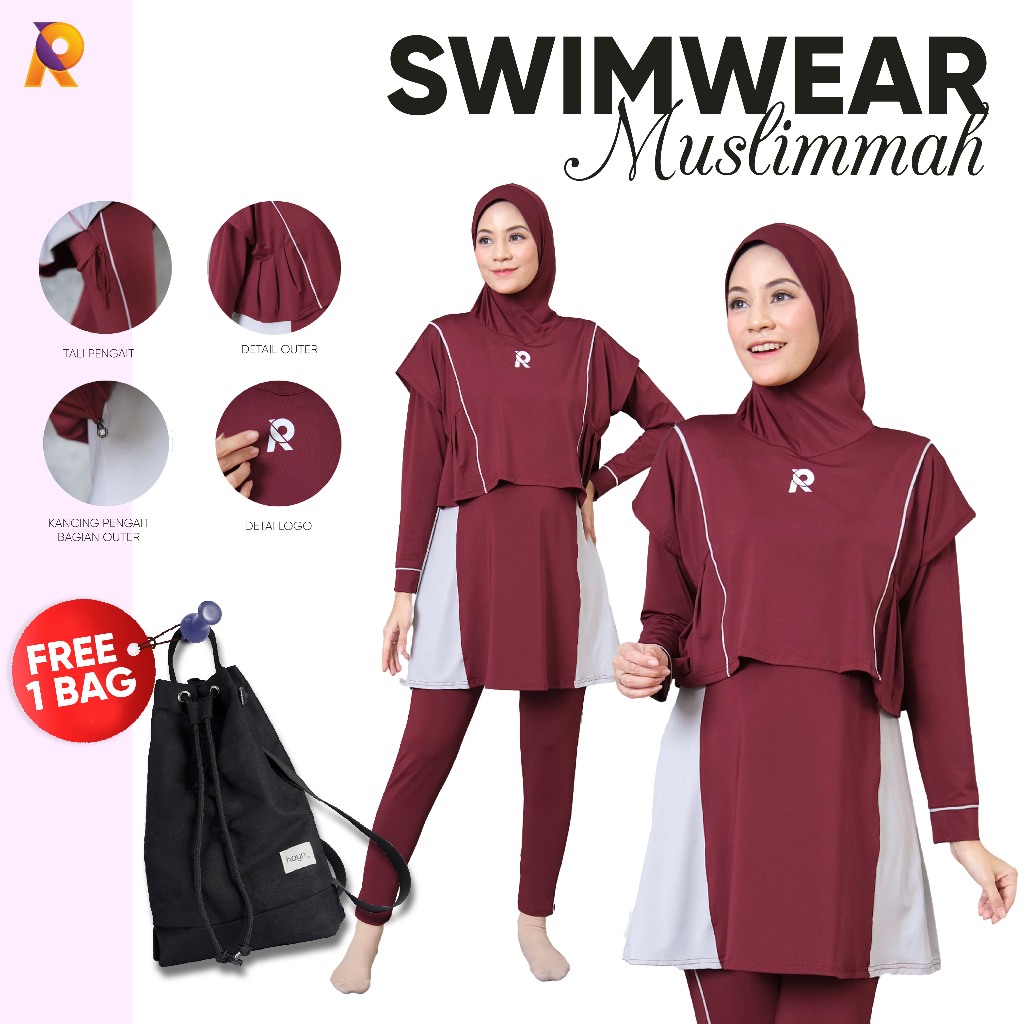 Rocella Baju Renang Muslimah - Rocella Swimwear Marbella