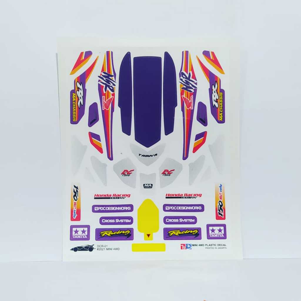 

Stiker DCR-01 - NSR 150 RR - Body Ungu Kombinasi Merah Orange - Vinnyl