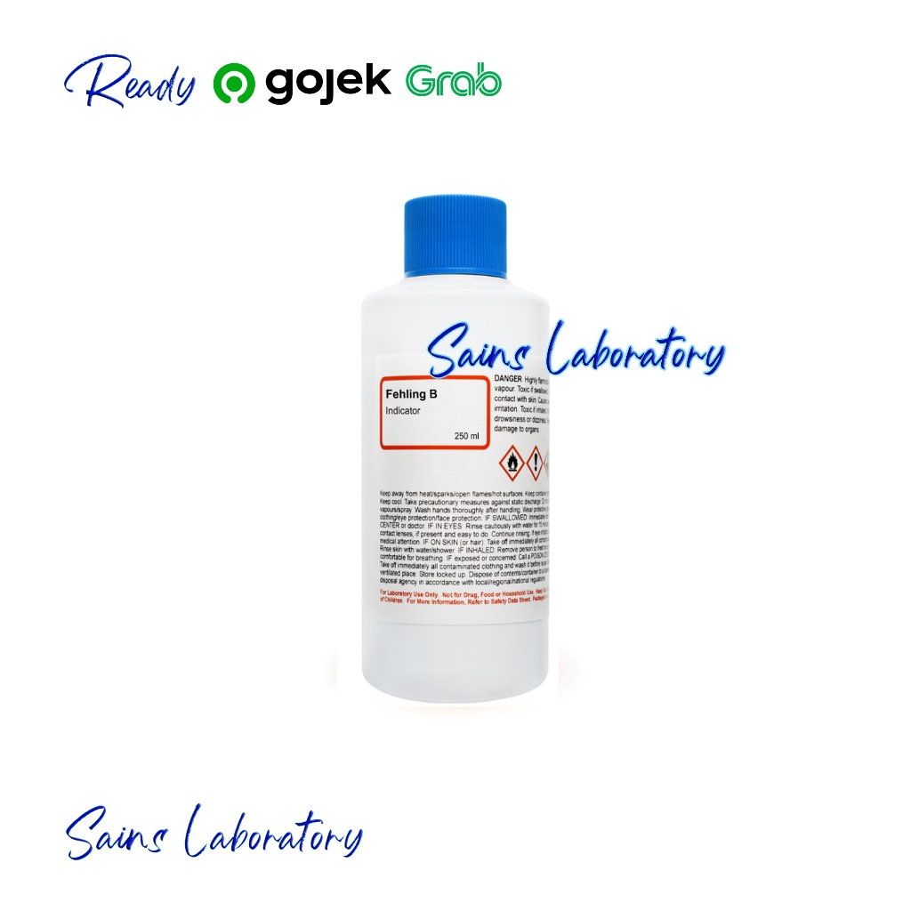 Fehling B Indikator 250 ml Larutan Fehling B Solution Analysis