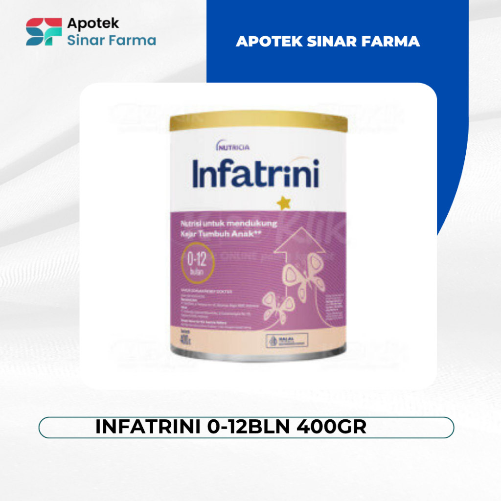 (KEMASAN BARU) INFATRINI (0-12 BULAN) 400 GR | NUTRICIA INFATRINI 400GR / INFATRINI 0 12 BULAN