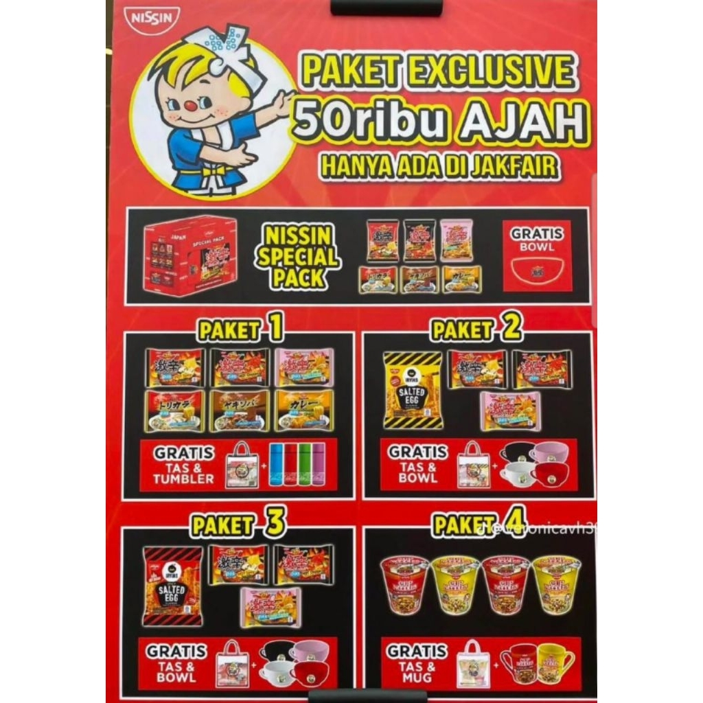 

JASTIP PRJ PAKET MIE NISSIN