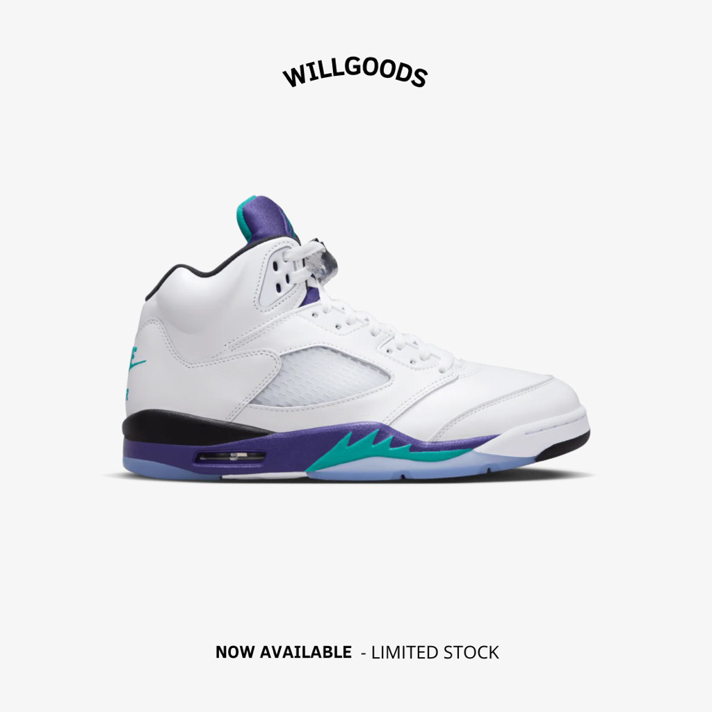 Nike Air Jordan 5 Retro Grape Original Resmi
