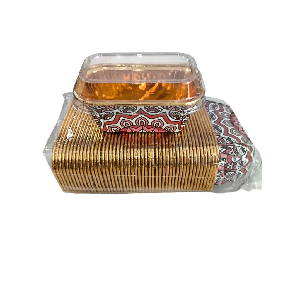 [BISA COD] BOX PANGGANG ROTI / BAKING TRAY / TEMPAT PANGGANG ROTI PERSEGI PANJANG / KERTAS KOTAK KUE