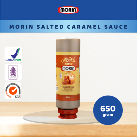 

fgh Morin Salted Caramel Sauce Karamel Tube 650gr / Sauce Salted Caramel Morin Tube 650gr