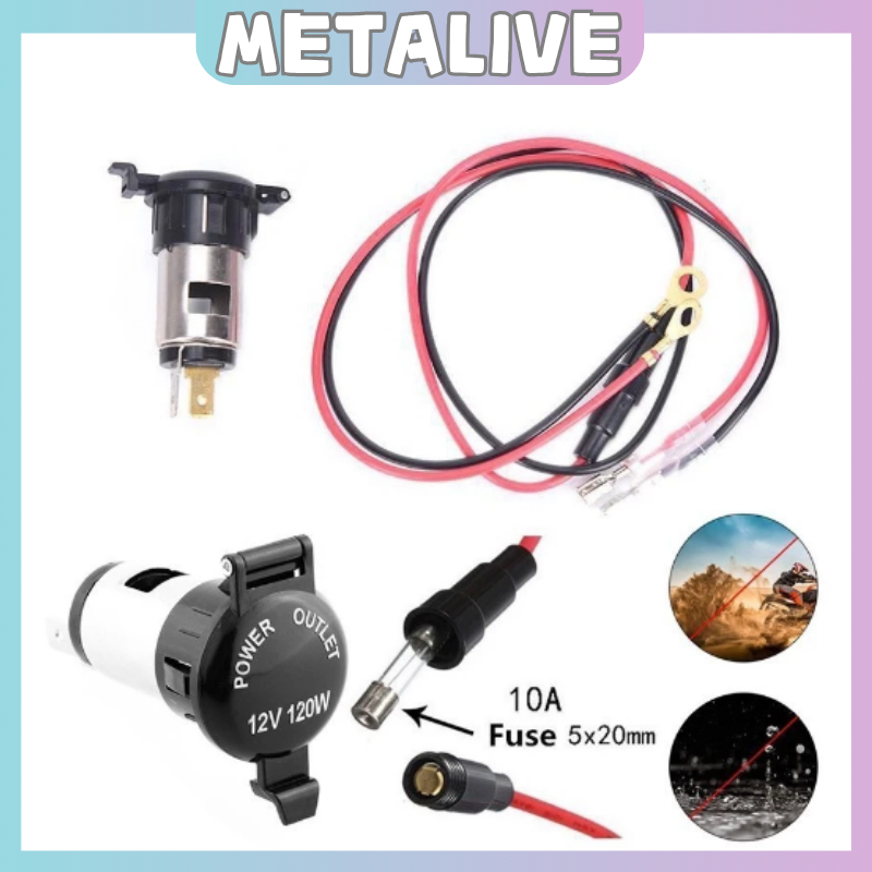 Soket Plug Pemantik Car Lighter Soket Power Outlet Universal Soket Lighter Port Charger Mobil