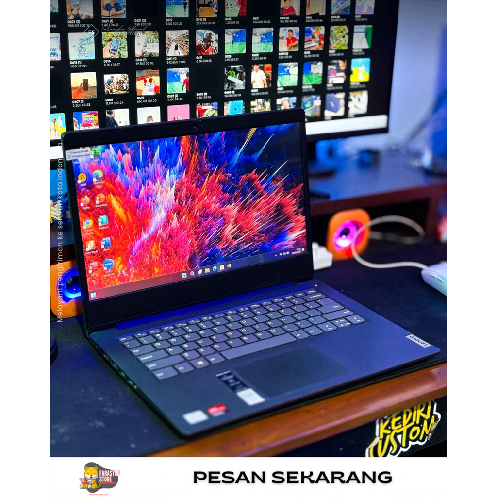 lenovo ideapad slim 3 amd athlon silver ram 8gb ssd 256gb layar 14 inchi