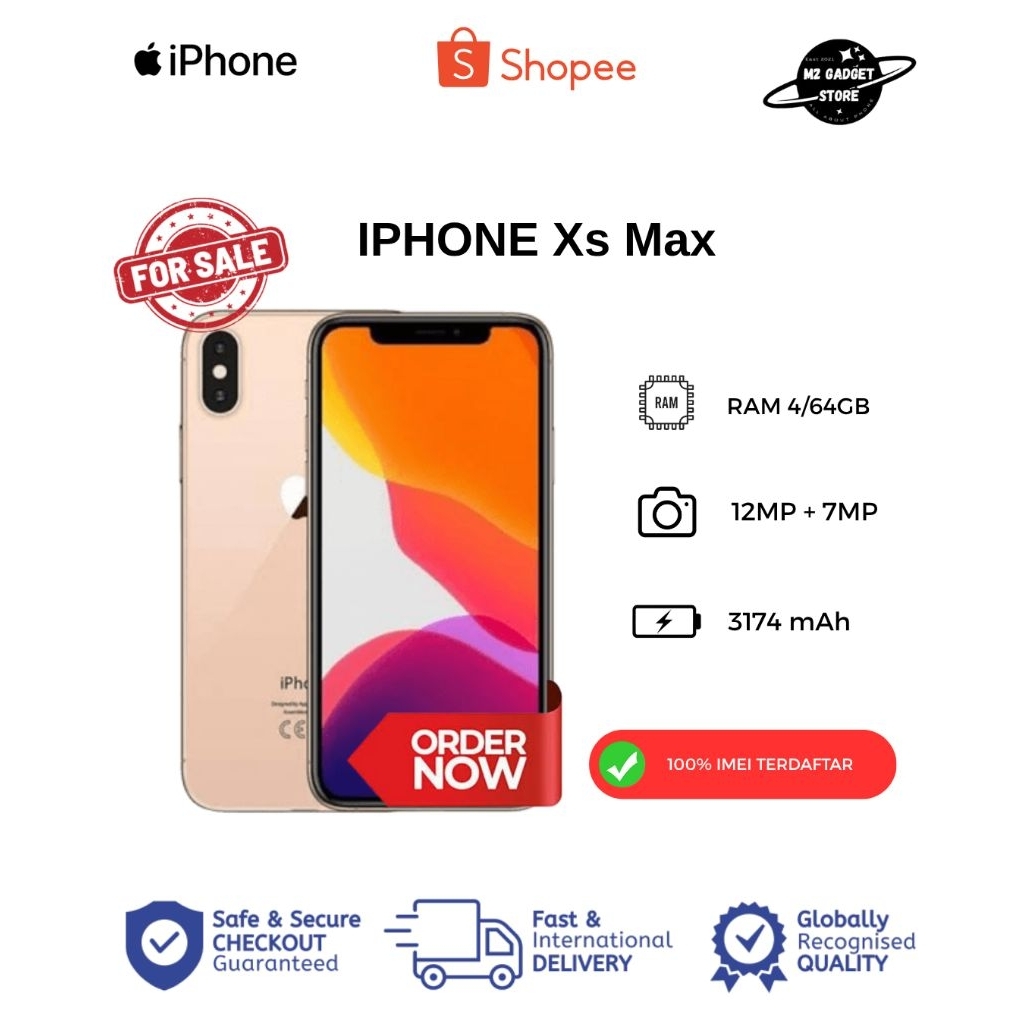 iPhone Xs Max 64GB second iBox