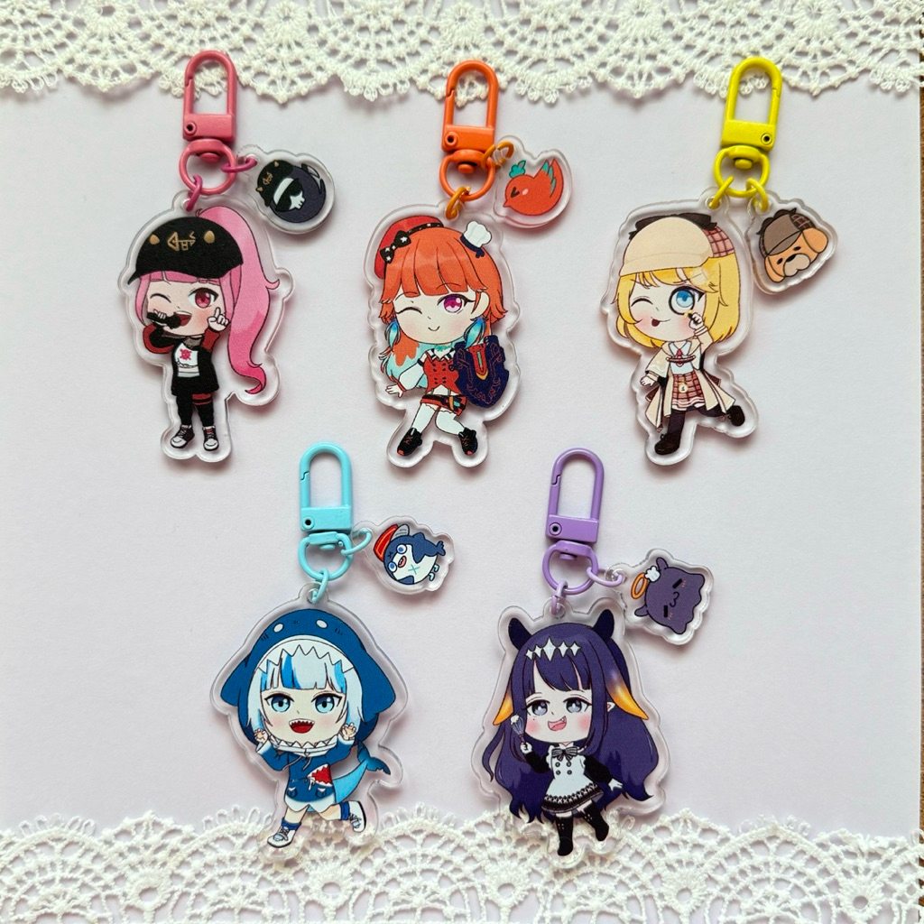 Holomyth / Hololive EN Keychain