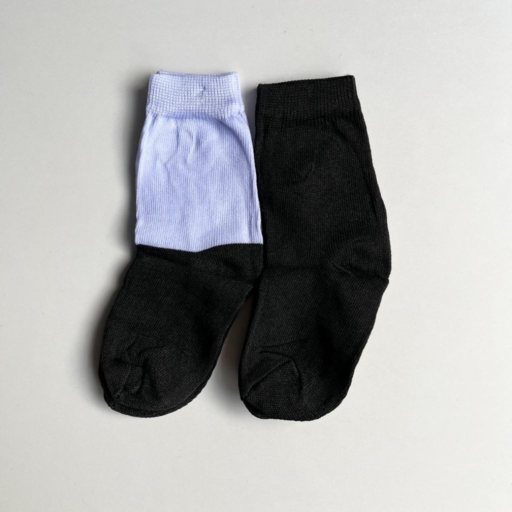 [TK] KAOS KAKI SEKOLAH HITAM PUTIH DAN HITAM