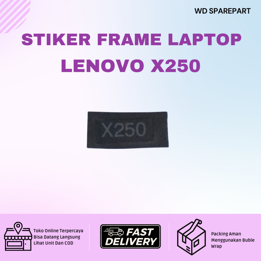 TERMURAH Stiker Laptop Frame Lenovo Thinkpad X250 | BARU DAN MURAH