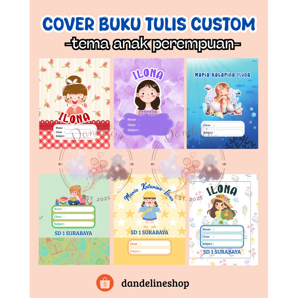 

BUKU TULIS ANAK TEMA ANAK PEREMPUAN