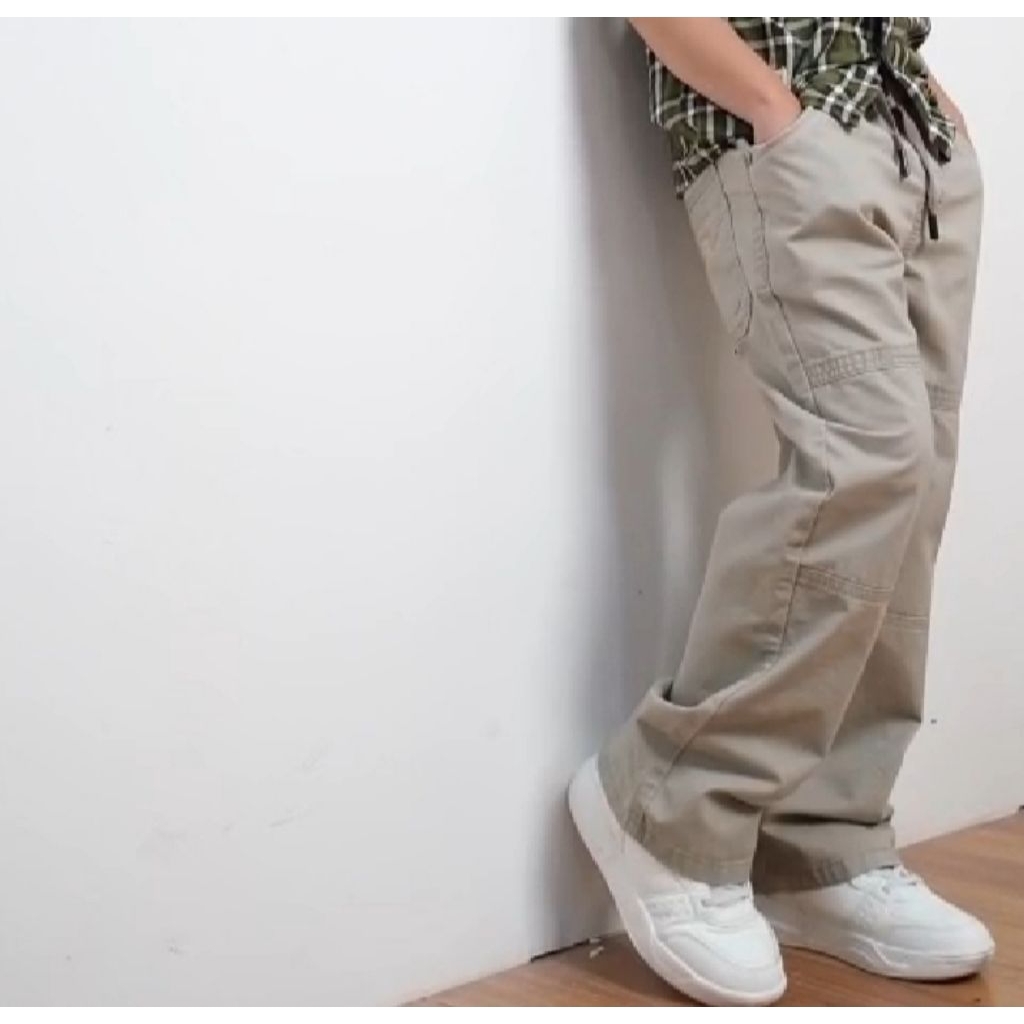 BOMBI ORIGINAL, MODEL SKENA ANAK LAKI LAKI 1pcsCELANA PANJANG CINOS HITAM BOMBI usia 5-15thun