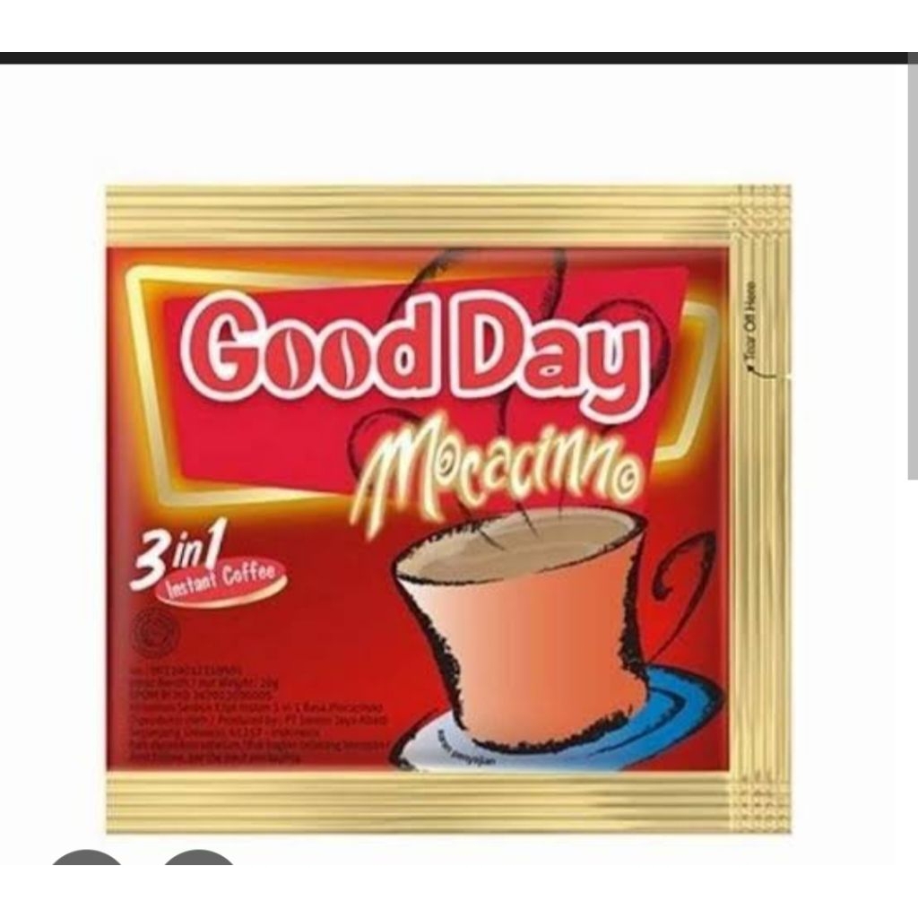 

Gooday mocacino 3 in 1 perenceng isi 10