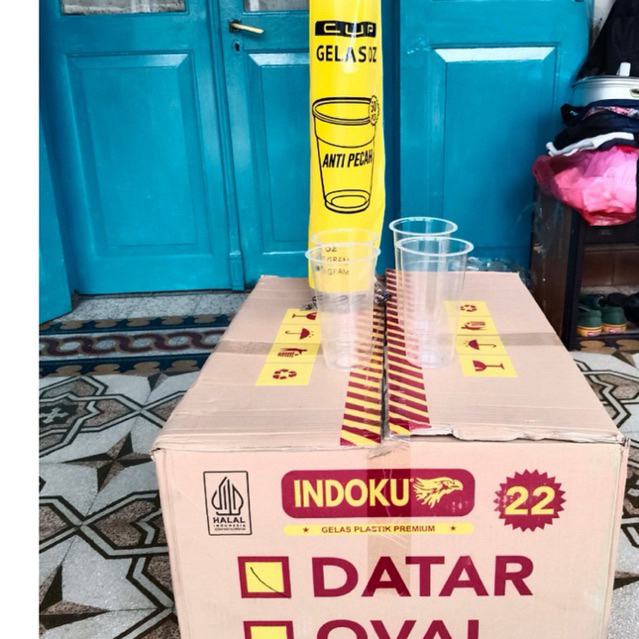 GELAS 22Oz // GELAS PLASTIK // GELAS ES TEH // GELAS BENING // GELAS MINUMAN // GELAS BOBA // CUP MI