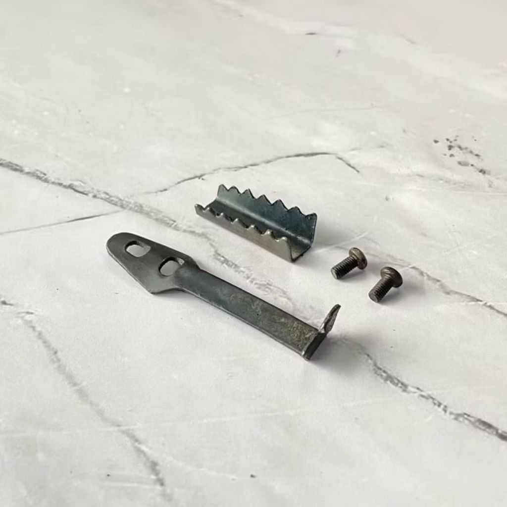 visir belakang canon + baut 1 set / fisir besi pompa angin kanon